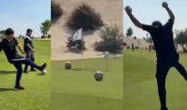 მაურისიო პოჩეტინომ გოლფის მოედანზე ნამდვილი საოცრება ჩაიდინა [VIDEO]
