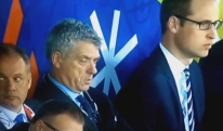 ესპანეთის ფეხბურთის ფედერაციის პრეზიდენტს სლოვაკეთი-ინგლისზე ჩაეძინა [VIDEO]